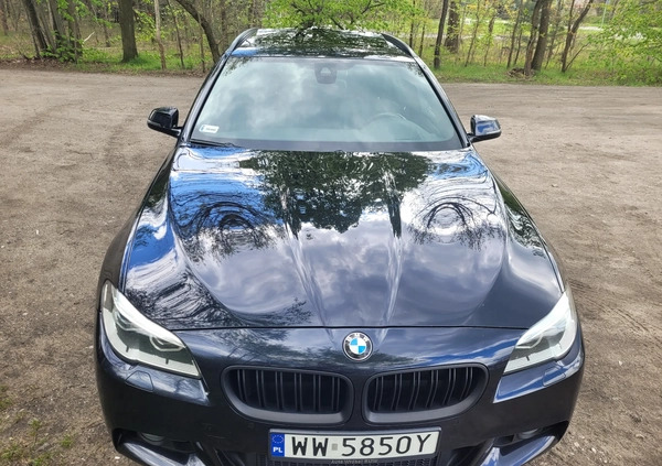 BMW Seria 5 cena 105550 przebieg: 158000, rok produkcji 2016 z Warszawa małe 379